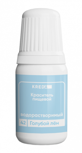 Prime-gel 42 голубой лен, краситель водорастворимый пищевой