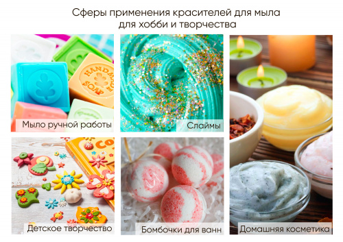 Краситель для мыла WS-gel 13 бирюзовый, водорастворимый пищевой